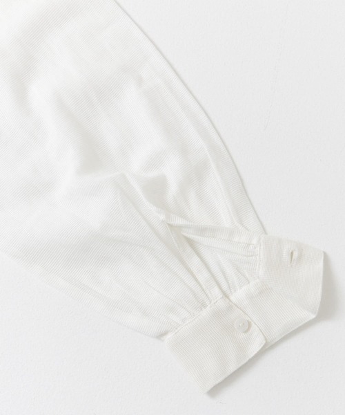 URBAN RESEARCH DOORS(アーバンリサーチドアーズ)の「メッシュシャツ(シャツ/ブラウス・レディース・オフホワイト・MEDIUM)」の20枚目の写真