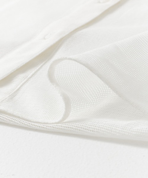 URBAN RESEARCH DOORS(アーバンリサーチドアーズ)の「メッシュシャツ(シャツ/ブラウス・レディース・オフホワイト・MEDIUM)」の21枚目の写真