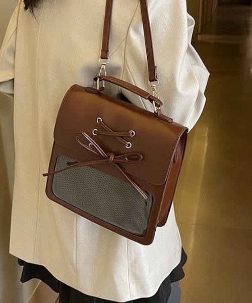 almo（アルモ）の「【LAMPOON】2WAY痛バッグ（ハンドバッグ・レディース・シルバー/ブラック/ブラウン・FREE）」の9枚目の写真