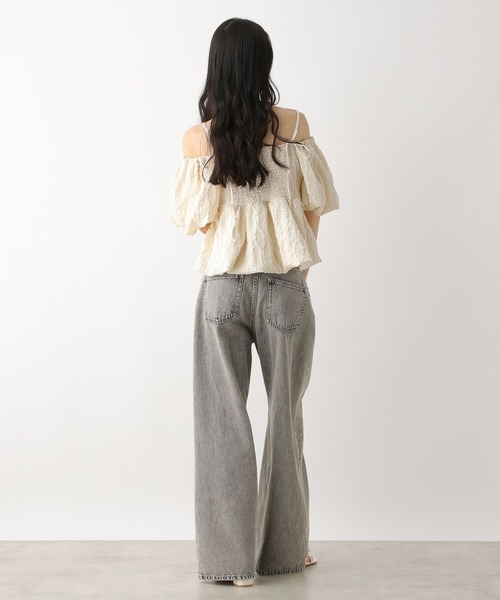 Heather(ヘザー)の「マルチWAYジャガードブラウス 491033(シャツ/ブラウス・レディース・アイボリー/ブラック/レッド/ブラウン・FREE)」の8枚目の写真