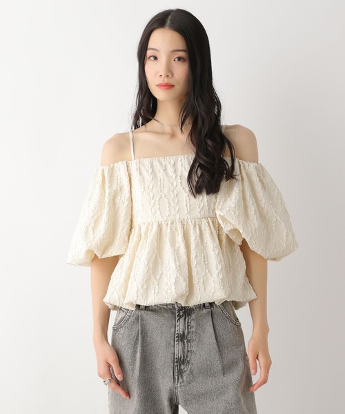 Heather(ヘザー)の「マルチWAYジャガードブラウス 491033(シャツ/ブラウス・レディース・アイボリー/ブラック/レッド/ブラウン・FREE)」の10枚目の写真