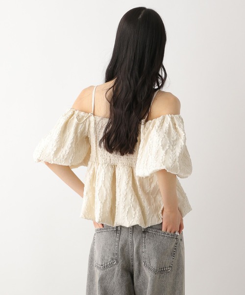 Heather(ヘザー)の「マルチWAYジャガードブラウス 491033(シャツ/ブラウス・レディース・アイボリー/ブラック/レッド/ブラウン・FREE)」の12枚目の写真