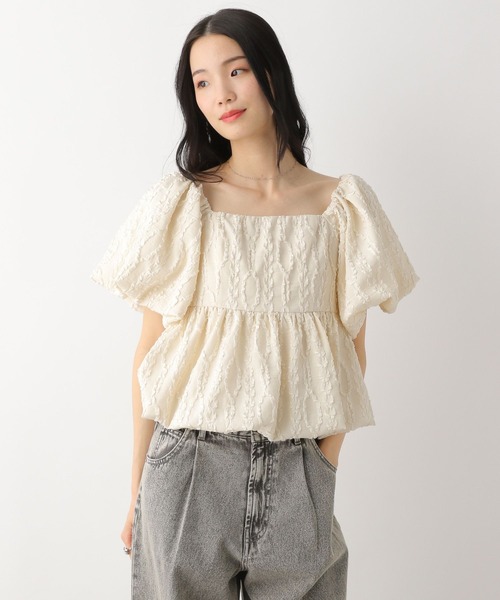 Heather(ヘザー)の「マルチWAYジャガードブラウス 491033(シャツ/ブラウス・レディース・アイボリー/ブラック/レッド/ブラウン・FREE)」の13枚目の写真