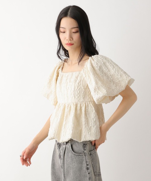 Heather(ヘザー)の「マルチWAYジャガードブラウス 491033(シャツ/ブラウス・レディース・アイボリー/ブラック/レッド/ブラウン・FREE)」の15枚目の写真