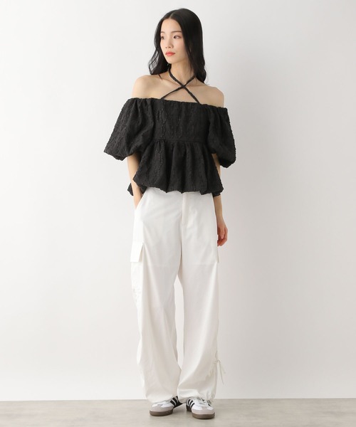 Heather(ヘザー)の「マルチWAYジャガードブラウス 491033(シャツ/ブラウス・レディース・アイボリー/ブラック/レッド/ブラウン・FREE)」の17枚目の写真