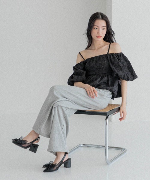 セール】マルチWAYジャガードブラウス 491033（シャツ/ブラウス