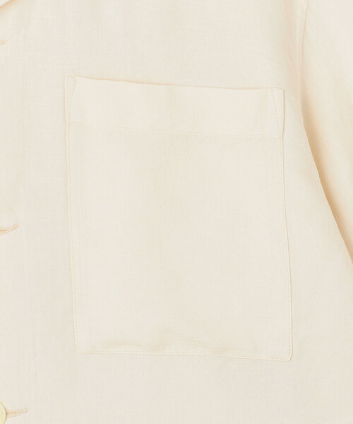 LE GLAZIK（ルグラジック）の「LE GLAZIK | オープンカラー半袖シャツ WOMEN（シャツ/ブラウス・レディース・イエロー/ブラック/アイボリー・36）」の15枚目の写真