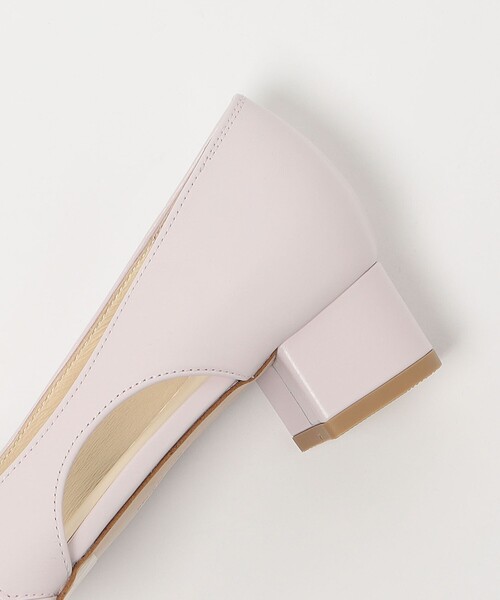 ODETTE E ODILE（オデットエオディール）の「オープンアーチリボン パンプス35↑（パンプス・レディース・ホワイト/ブラック/ライトピンク・25cm/22cm/22.5cm/23cm/23.5cm/24cm/24.5cm）」の6枚目の写真