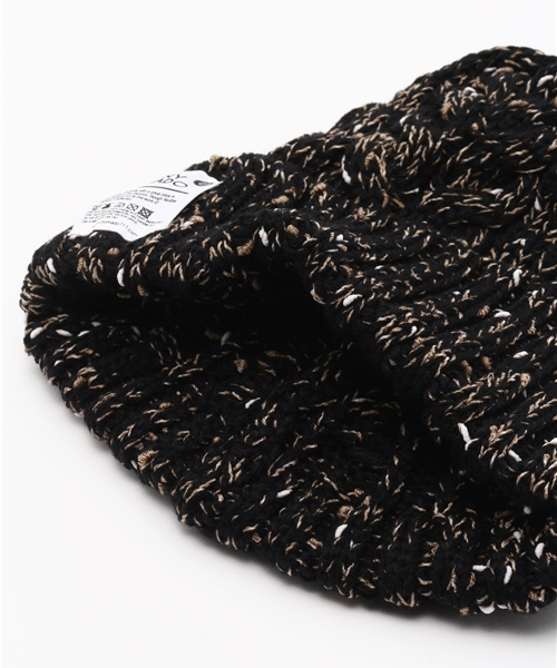 go slow caravan(ゴースローキャラバン)の「OUTDOOR ROPE KNIT WACHI CAP(ニットキャップ/ビーニー・メンズ・ブラック/カーキ/レッド/ワインレッド/モカ/ベージュ/ネイビー/杢グレー/ターコイズブルー/ブラック系その他/オリーブ/グレー・FREE)」の15枚目の写真