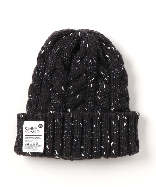 go slow caravan(ゴースローキャラバン)の「OUTDOOR ROPE KNIT WACHI CAP(ニットキャップ/ビーニー・メンズ・ブラック/カーキ/レッド/ワインレッド/モカ/ベージュ/ネイビー/杢グレー/ターコイズブルー/ブラック系その他/オリーブ/グレー・FREE)」の18枚目の写真