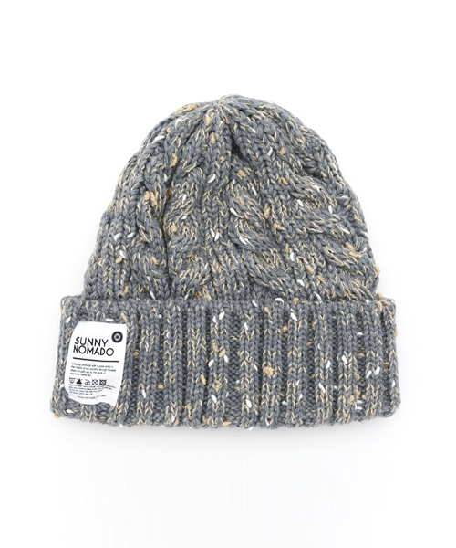 go slow caravan(ゴースローキャラバン)の「OUTDOOR ROPE KNIT WACHI CAP(ニットキャップ/ビーニー・メンズ・ブラック/カーキ/レッド/ワインレッド/モカ/ベージュ/ネイビー/杢グレー/ターコイズブルー/ブラック系その他/オリーブ/グレー・FREE)」の17枚目の写真