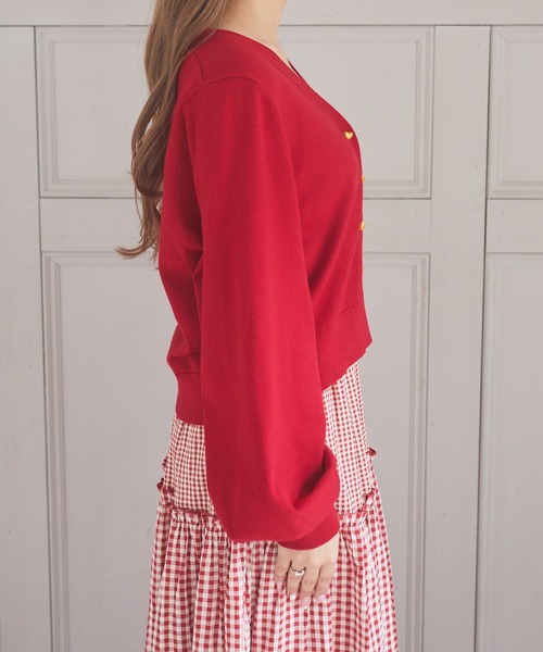 Areeam（アリーム）の「UVカットVネックカーディガン（カーディガン/ボレロ・レディース・ホワイト/レッド・FREE）」の11枚目の写真