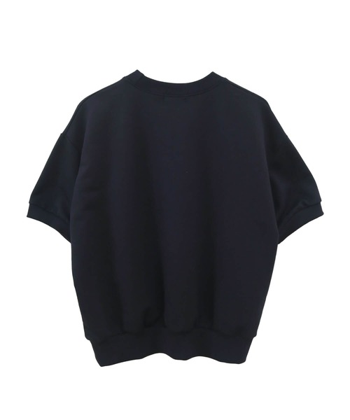 THE NEWHOUSE ハーフスリーブ　スウェット THE NEWHOUSE ハーフスリーブトップス 半袖スウェット 日本製