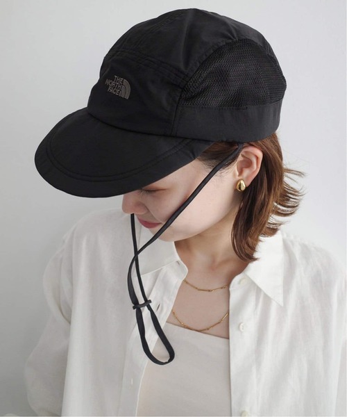 THE NORTH FACE（ザノースフェイス）の「《追加》THE NORTH FACE/ノースフェイス Enride Cap NN02435（キャップ・レディース・アイボリー/ブラック・LARGE）」の4枚目の写真