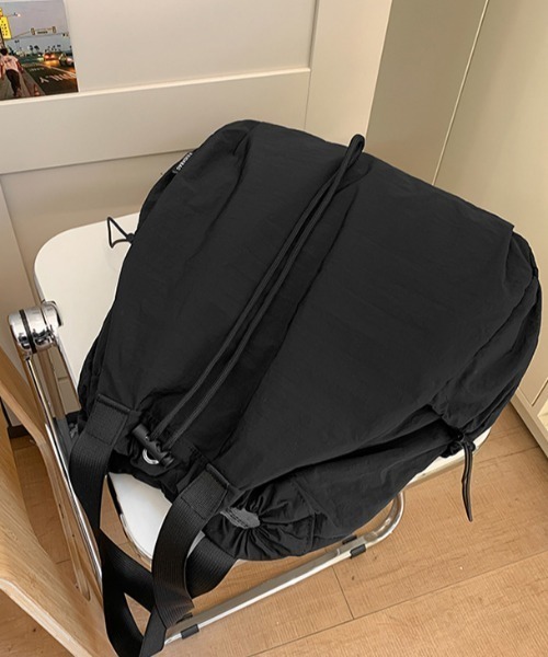 [新品]ドロストブラック トートバッグ・リュック2wayバッグ トートバッグ 「2WAY」ドロストナイロンリュックトートバッグ