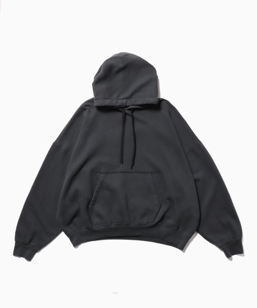 REMI RELIEF（レミレリーフ）の「REMI RELIEF/レミレリーフ SP加工 裏毛HOODIE フーディー（パーカー・レディース・ホワイト/ブラウン/ブラック・S）」の2枚目の写真