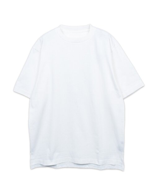 CUSTOM CULTURE（カスタムカルチャー）の「【CUSTOM CULTURE】空紡糸ｼﾙｹｯﾄ加工天竺ｸﾙｰﾈｯｸTee（Tシャツ/カットソー・メンズ・ライトグレー/モカ/ホワイト系1/ライトベージュ/ブラック/チャコールグレー・2/3）」の2枚目の写真