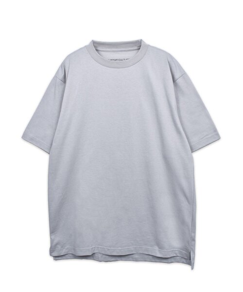 CUSTOM CULTURE（カスタムカルチャー）の「【CUSTOM CULTURE】空紡糸ｼﾙｹｯﾄ加工天竺ｸﾙｰﾈｯｸTee（Tシャツ/カットソー・メンズ・ライトグレー/モカ/ホワイト系1/ライトベージュ/ブラック/チャコールグレー・2/3）」の6枚目の写真