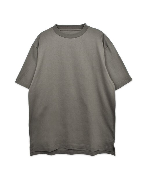 CUSTOM CULTURE（カスタムカルチャー）の「【CUSTOM CULTURE】空紡糸ｼﾙｹｯﾄ加工天竺ｸﾙｰﾈｯｸTee（Tシャツ/カットソー・メンズ・ライトグレー/モカ/ホワイト系1/ライトベージュ/ブラック/チャコールグレー・2/3）」の5枚目の写真