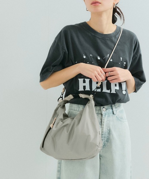 マルチWAY】ロールトップショルダーバッグ［撥水/ユニセックスで使える