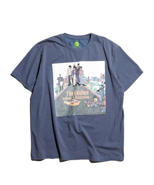 The Beatles(ザビートルズ)の「THRIFTY LOOK / スリフティールック THRIFTY 'THE BEATLES' TEE(Tシャツ/カットソー・メンズ・ネイビー/ブラック・LARGE/X-LARGE/MEDIUM)」の2枚目の写真