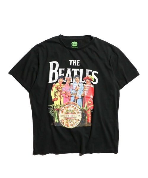 The Beatles(ザビートルズ)の「THRIFTY LOOK / スリフティールック THRIFTY 'THE BEATLES' TEE(Tシャツ/カットソー・メンズ・ネイビー/ブラック・LARGE/X-LARGE/MEDIUM)」の1枚目の写真