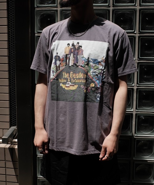 The Beatles(ザビートルズ)の「THRIFTY LOOK / スリフティールック THRIFTY 'THE BEATLES' TEE(Tシャツ/カットソー・メンズ・ネイビー/ブラック・LARGE/X-LARGE/MEDIUM)」の15枚目の写真