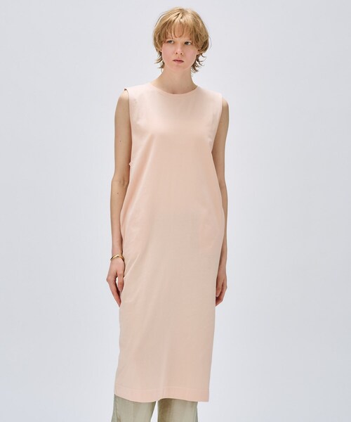 cloenc（クロエンス）の「【マシンウォッシュ】ロングカットソーワンピース（ワンピース・レディース・ブラック/ホワイト/ブラウン系その他/ピンク・02）」の10枚目の写真