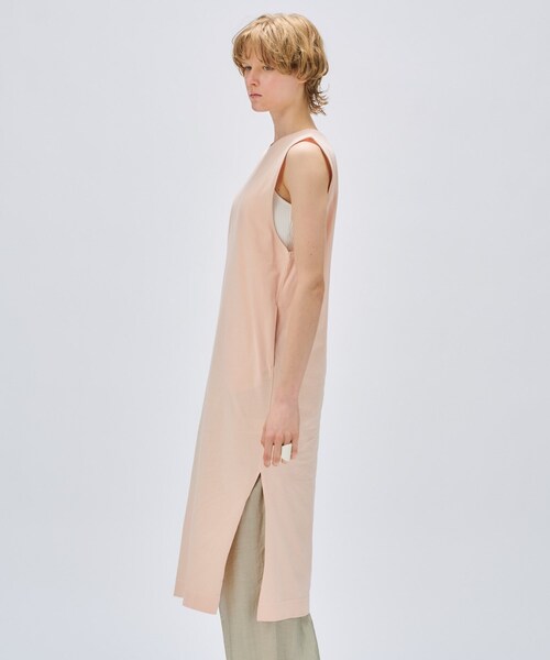 cloenc（クロエンス）の「【マシンウォッシュ】ロングカットソーワンピース（ワンピース・レディース・ブラック/ホワイト/ブラウン系その他/ピンク・02）」の11枚目の写真