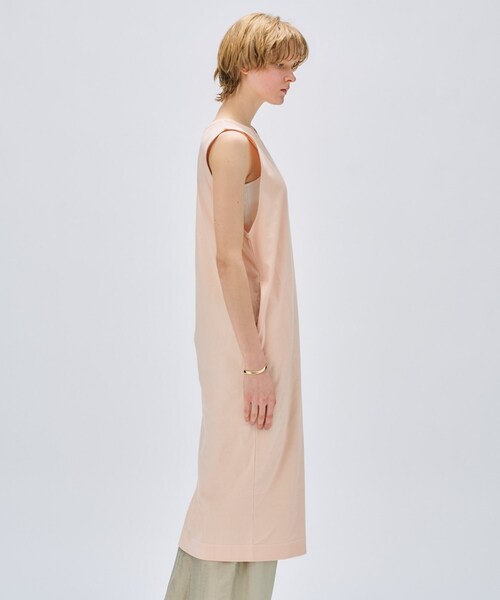 cloenc（クロエンス）の「【マシンウォッシュ】ロングカットソーワンピース（ワンピース・レディース・ブラック/ホワイト/ブラウン系その他/ピンク・02）」の12枚目の写真