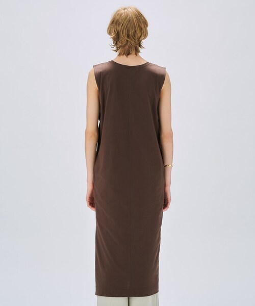 cloenc（クロエンス）の「【マシンウォッシュ】ロングカットソーワンピース（ワンピース・レディース・ブラック/ホワイト/ブラウン系その他/ピンク・02）」の16枚目の写真