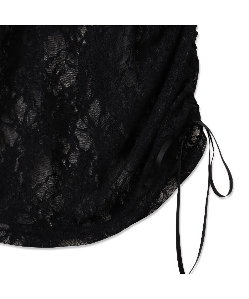 atmos pink(アトモスピンク)の「atmos pink Lace Docking T-shirt / アトモス ピンク レース ドッキング T-シャツ(Tシャツ/カットソー・レディース・シルバー/ブラック/ウッドランド・FREE)」の16枚目の写真