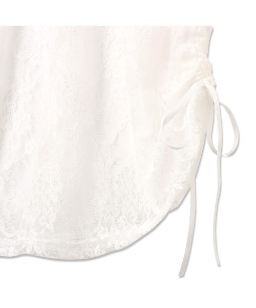 atmos pink(アトモスピンク)の「atmos pink Lace Docking T-shirt / アトモス ピンク レース ドッキング T-シャツ(Tシャツ/カットソー・レディース・シルバー/ブラック/ウッドランド・FREE)」の22枚目の写真