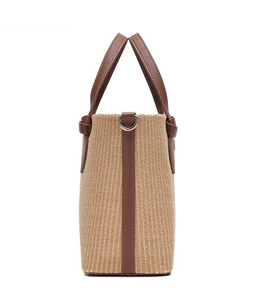 Ungrid(アングリッド)の「【Ungrid/アングリッド】雑材コンビ 巾着トートバッグ(かごバッグ・レディース・ブラック/ブラウン/ホワイト・FREE)」の18枚目の写真