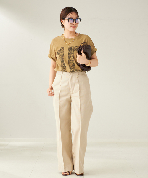 plage(プラージュ)の「NUMBERING Tシャツ(Tシャツ/カットソー・レディース・ブルー/キャメル・FREE)」の22枚目の写真