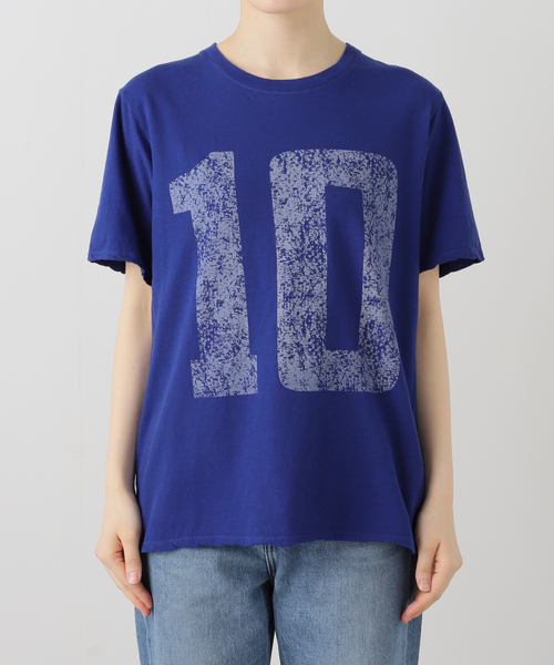 plage(プラージュ)の「NUMBERING Tシャツ(Tシャツ/カットソー・レディース・ブルー/キャメル・FREE)」の6枚目の写真