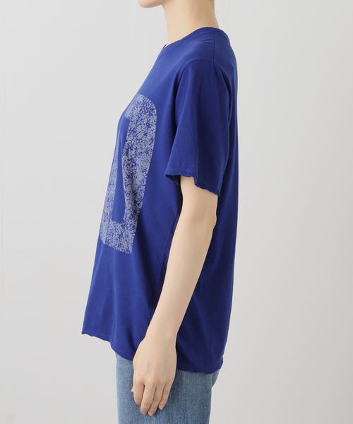 plage(プラージュ)の「NUMBERING Tシャツ(Tシャツ/カットソー・レディース・ブルー/キャメル・FREE)」の5枚目の写真
