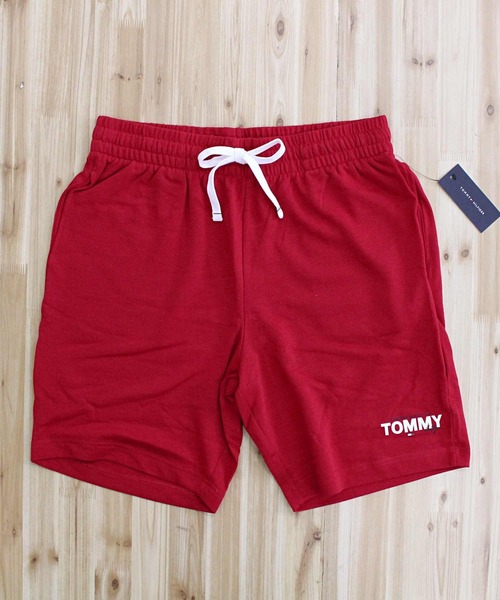 TOMMY HILFIGER(トミーヒルフィガー)の「ワンポイントロゴフレンチテリースウェットハーフパンツ(スウェットパンツ・メンズ・グレー/ネイビー/レッド・S/M/L/XL)」の18枚目の写真