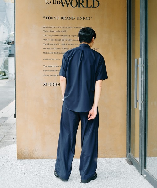 markaware(マーカウェア)の「COMFORT FIT S/S SHIRT(シャツ/ブラウス・メンズ・ブラック/ネイビー・1/2)」の7枚目の写真