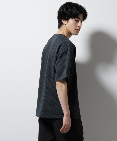 NANO universe（ナノユニバース）の「フクレジャガードポケットTシャツ（Tシャツ/カットソー・メンズ・ホワイト/ネイビー/ターコイズブルー/スミクロ・S/M/L）」の13枚目の写真