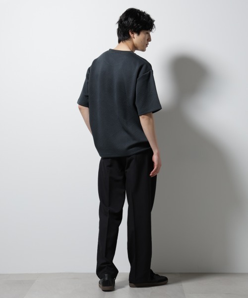 NANO universe（ナノユニバース）の「フクレジャガードポケットTシャツ（Tシャツ/カットソー・メンズ・ホワイト/ネイビー/ターコイズブルー/スミクロ・S/M/L）」の18枚目の写真