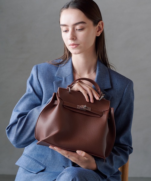 MAISON BREEZE(メゾンブリーズ)の「【MAISON BREEZE】ベルト付き2WAYワンハンドルバッグ ショルダーバッグ KNF-TP(ショルダーバッグ・レディース・ブラック/ブラウン/ベージュ・FREE)」の5枚目の写真