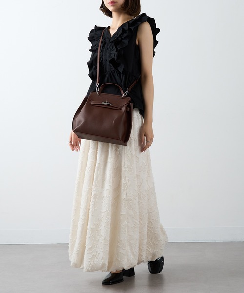 MAISON BREEZE(メゾンブリーズ)の「【MAISON BREEZE】ベルト付き2WAYワンハンドルバッグ ショルダーバッグ KNF-TP(ショルダーバッグ・レディース・ブラック/ブラウン/ベージュ・FREE)」の15枚目の写真