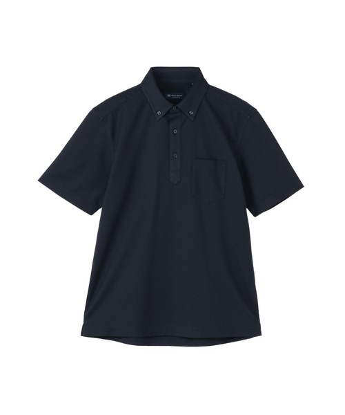 TOKYO SHIRTS(トウキョウシャツ)の「ビズポロ コンフォートドライ 半袖ポロシャツ(ポロシャツ・メンズ・ネイビー・M/L/LL/XL/S)」の1枚目の写真