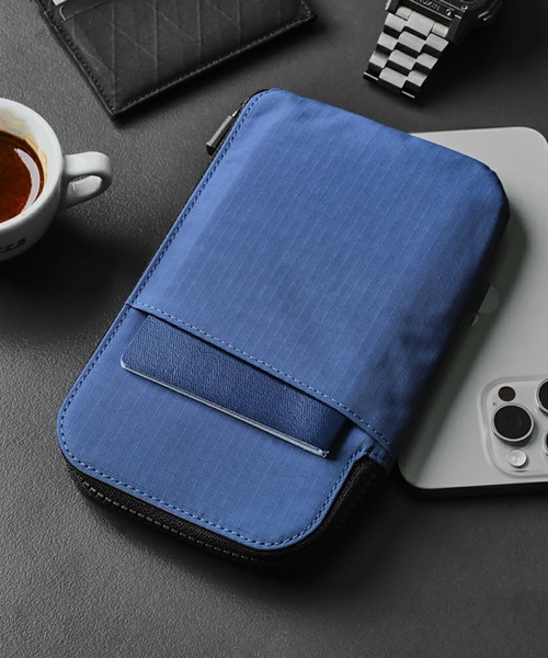 ALPAKA（アルパカ）の「ZIP TRAVEL WALLET パスポートケース ウォレット カード入れ（パスポートケース・メンズ・グリーン/グレー/ブラック/ブルー・ONE SIZE）」の8枚目の写真