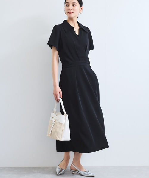 セール】【WEB限定】カシュクールラップワンピース（ワンピース