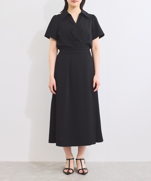 セール】【WEB限定】カシュクールラップワンピース（ワンピース