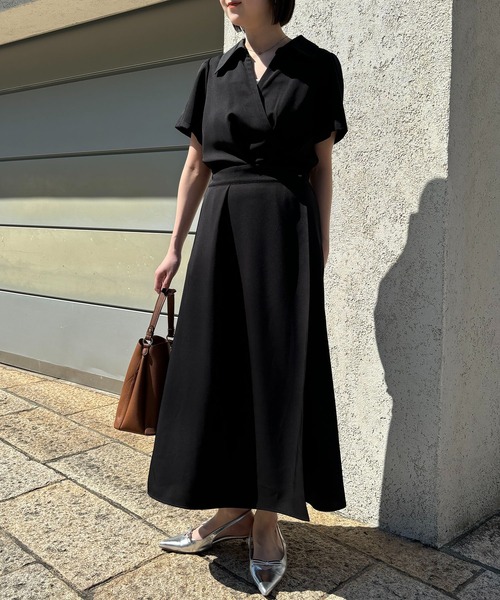 セール】【WEB限定】カシュクールラップワンピース（ワンピース