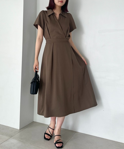 CORCOVADO カシュクールラップワンピース