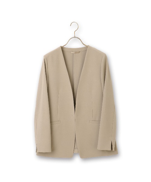 ※ほぼ未使用品【SUIT SQUARE】ビジネスジャケット ベージュ セール】【手軽スーツ・ジャケット】ビジネスからカジュアルまで